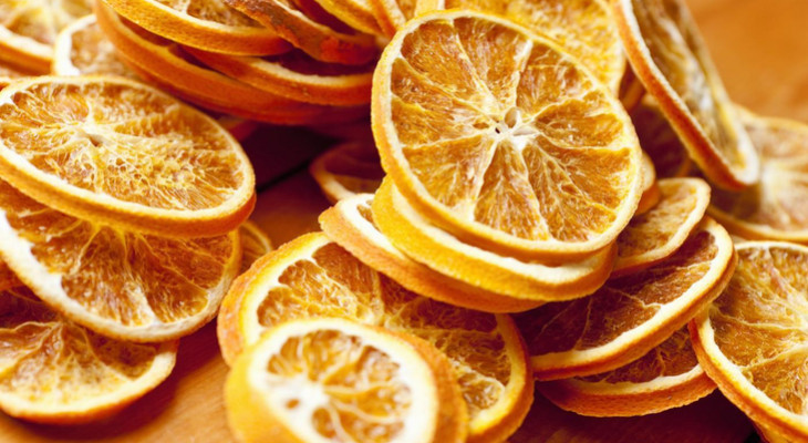 Як висушити апельсин для декору: в духовці і сушарці