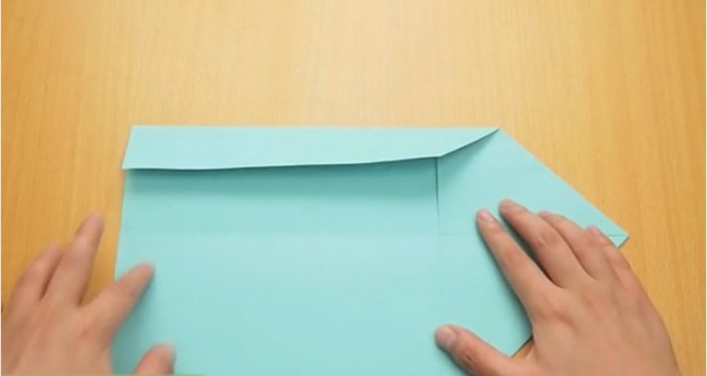 Як зробити конверт з паперу а4 без ножиць